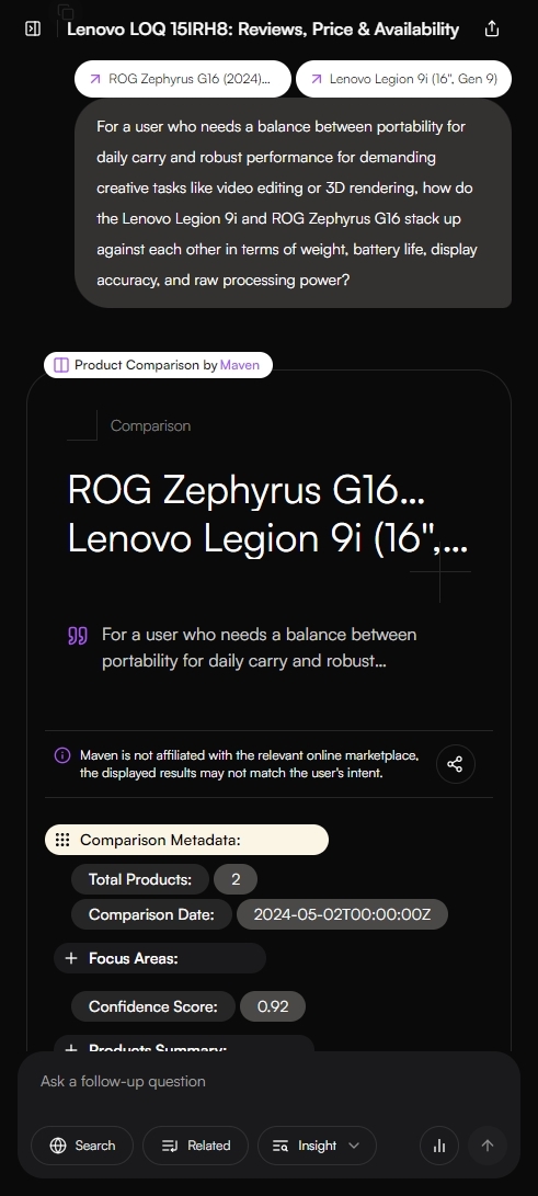 Maven AI - Mobile Preview 1